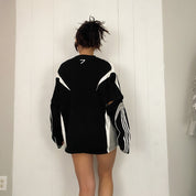 Sporty Zip-Sleeve Top (M/L)