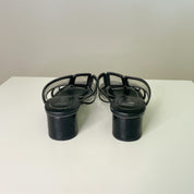 Black 60s Mod Styled Kitten Heels (6)