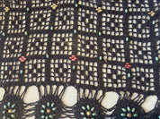 Purple Mermaid Beaded Crochet Top (M)
