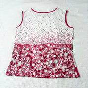 Via Faburrica Graphic Beaded Tank (M)