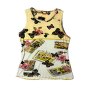 Associe Beaded Chinoiserie Style Tank (M)