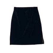 90s Black Velvet Skirt (S)