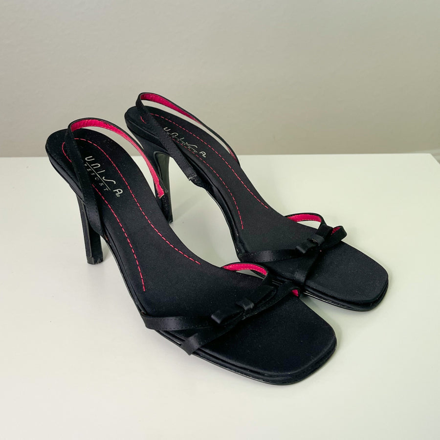 Black & Pink Y2K Heels (7.5)