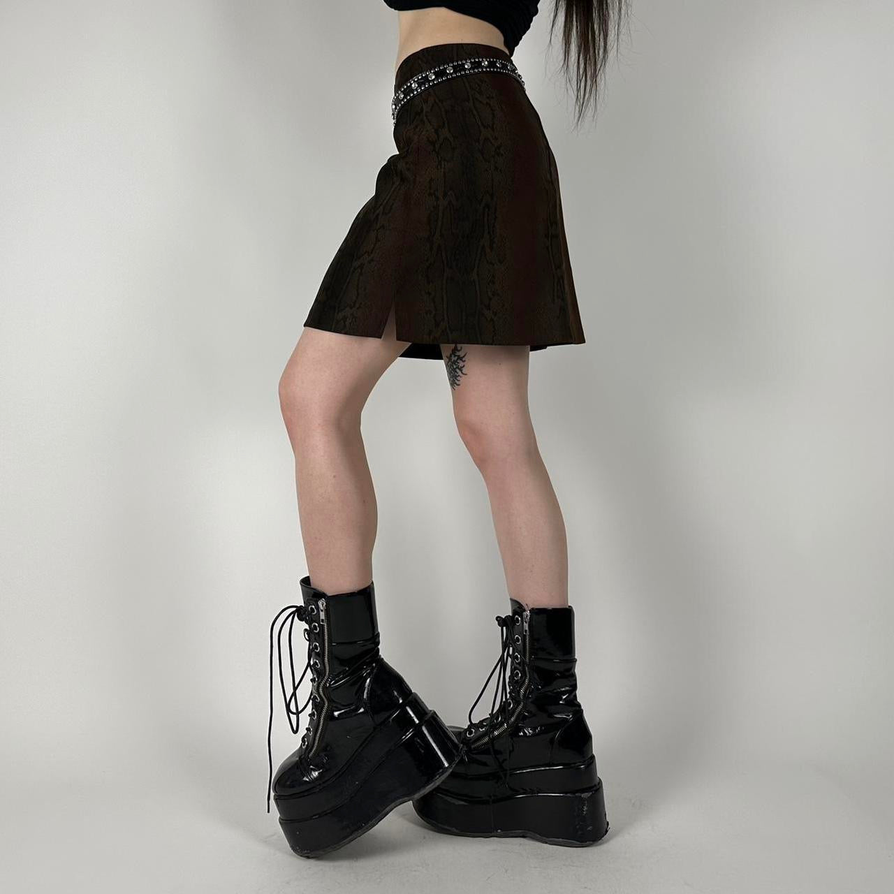90s Python Mini Skirt (S)