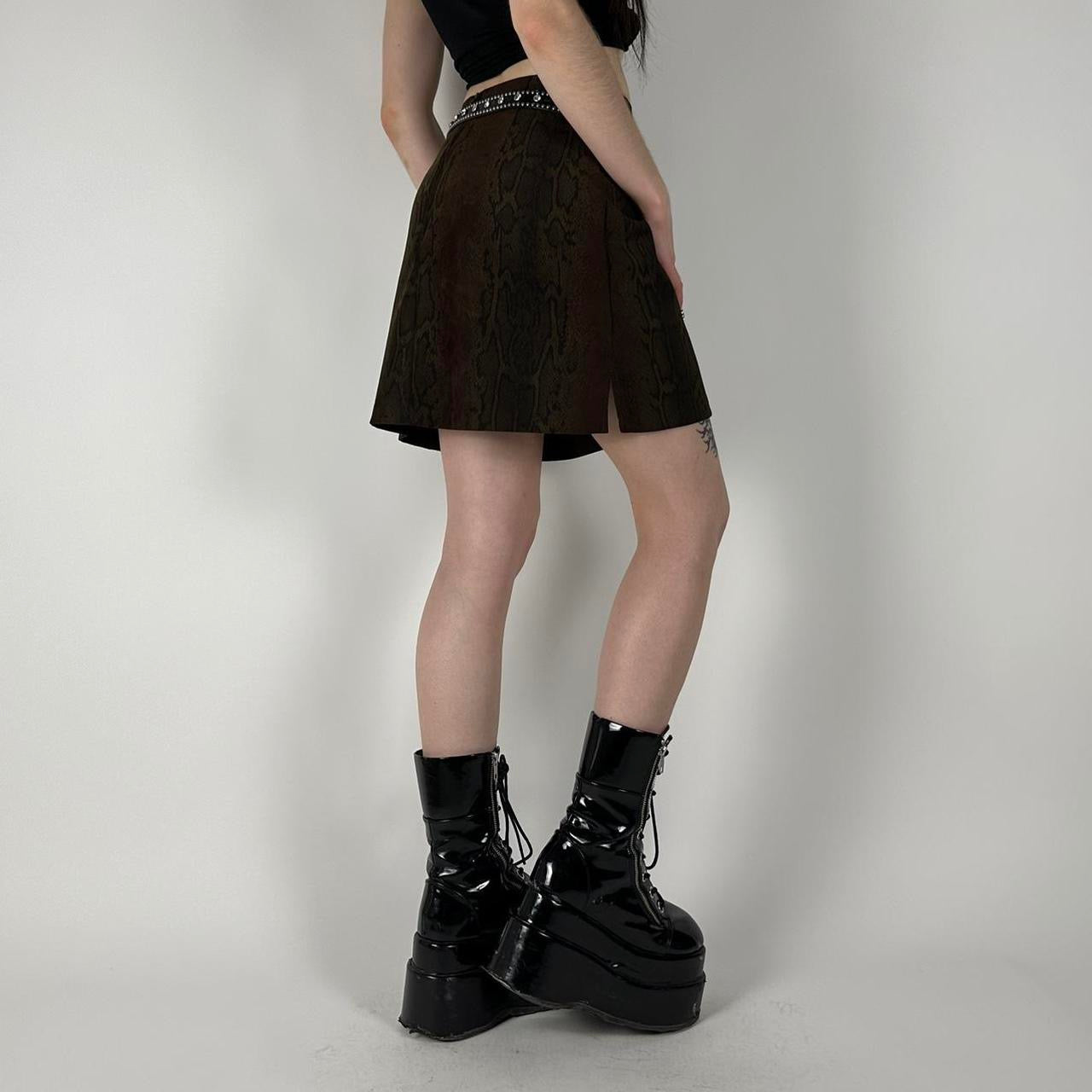 90s Python Mini Skirt (S)