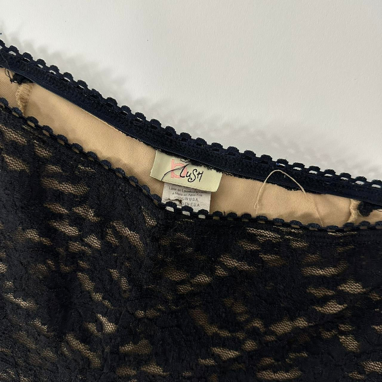 Y2K Lace Flare Pants (M)