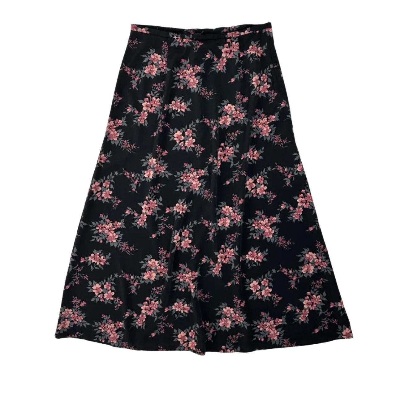 90s Floral Maxi Skirt (M)