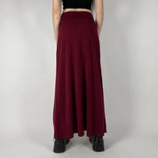 Y2K Red Maxi Skirt (M)
