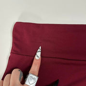 Y2K Red Maxi Skirt (M)