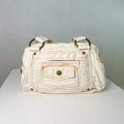 Cream Y2K Cargo Purse