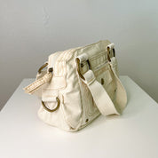 Cream Y2K Cargo Purse