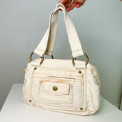 Cream Y2K Cargo Purse