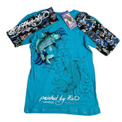 Vintage deadstock Ed Hardy koi fish longsleeve (XS/S)