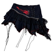 LIVING DEAD SOULS rock the souls mini skirt (M)