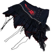 LIVING DEAD SOULS rock the souls mini skirt (M)