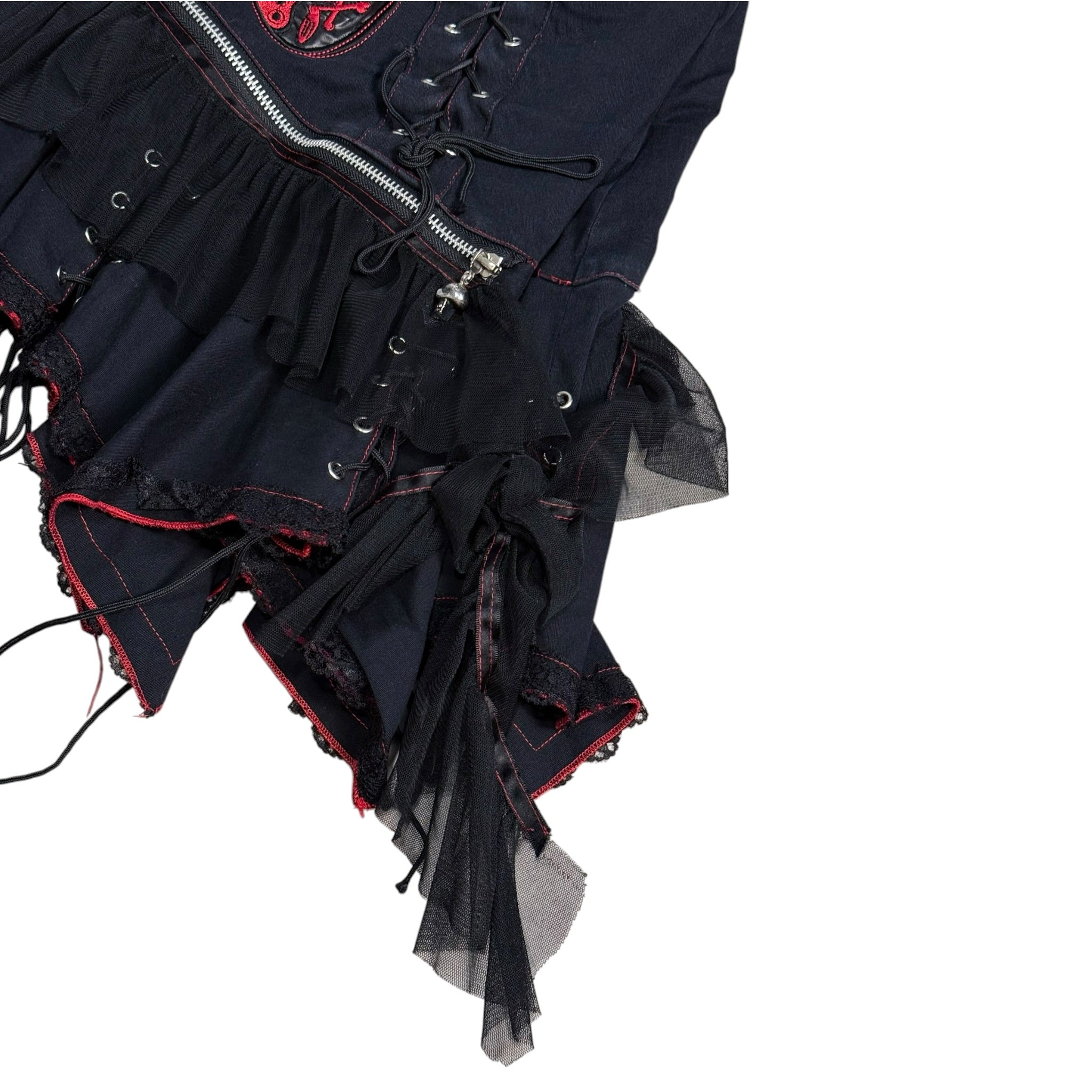 LIVING DEAD SOULS rock the souls mini skirt (M)