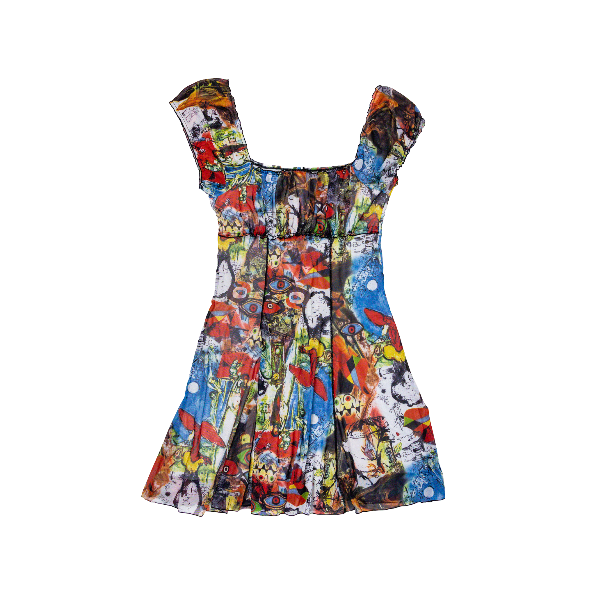 Euro Vintage Mesh Dress (L)