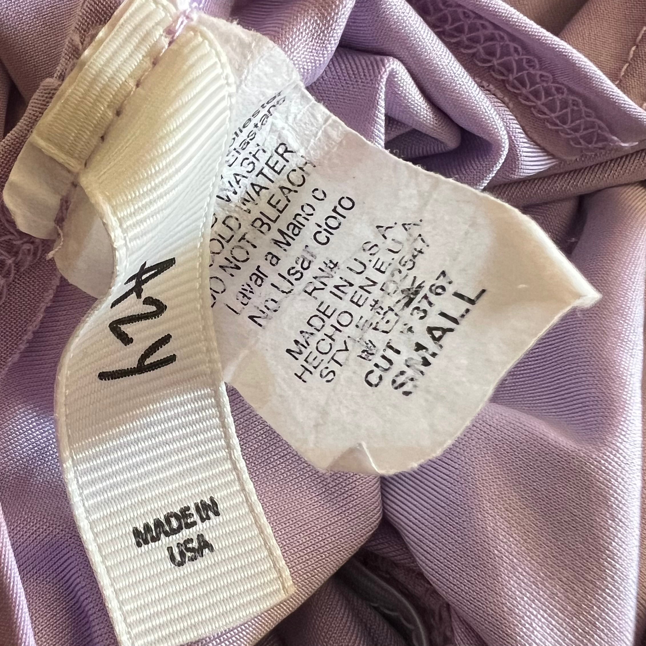 Light Lavender Halter Mini Dress (S)