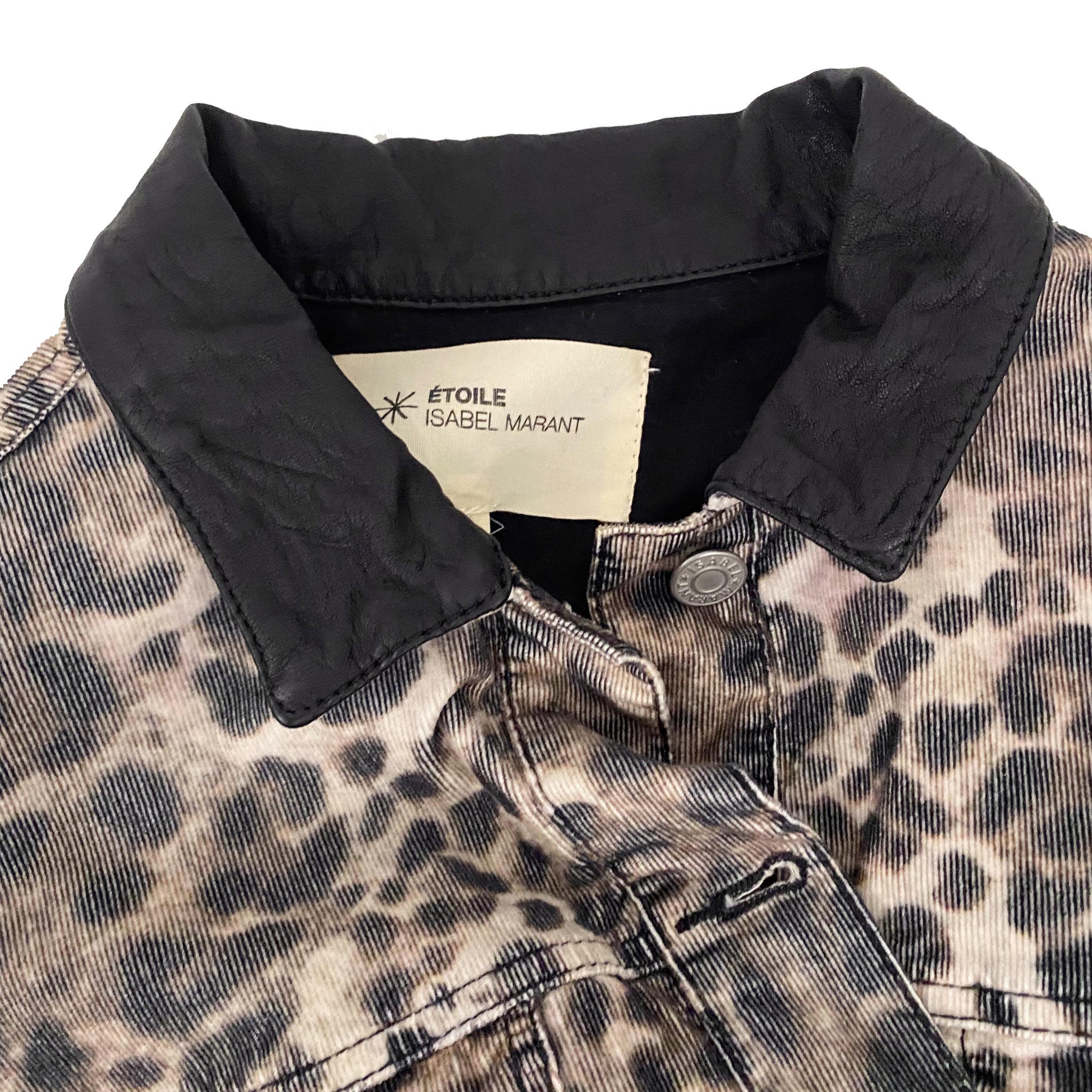 Isabel Marant Snow Leopard Corduroy Jacket (S)
