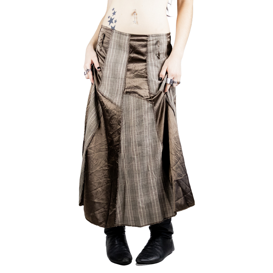 Patchwork Maxi Skirt (M/L)