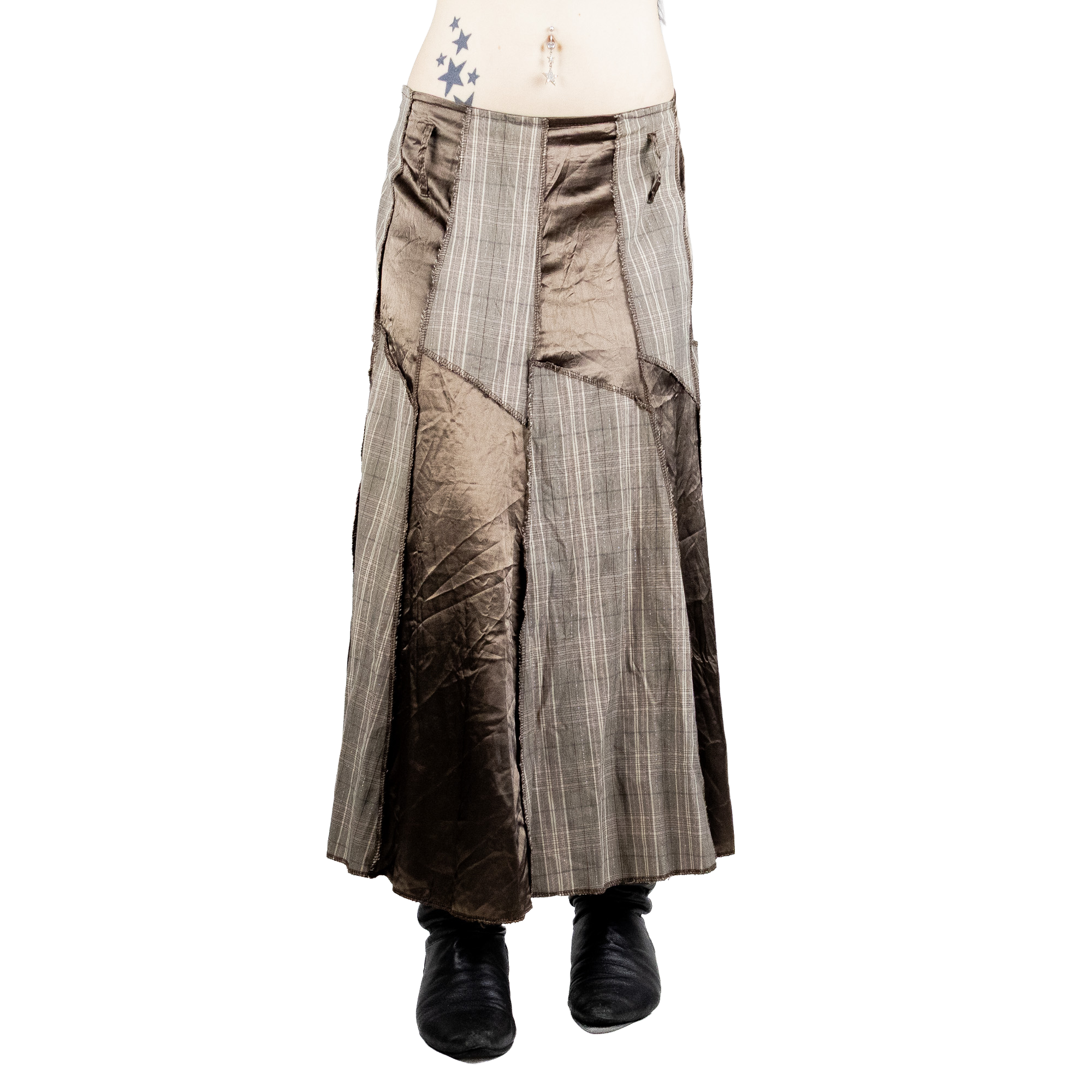 Patchwork Maxi Skirt (M/L)