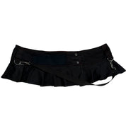 RARE serious LA Micro mini utility skirt (L)