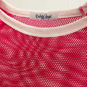 ANGEL SPORT #88 Layered Mesh Long Sleeve Top (S)