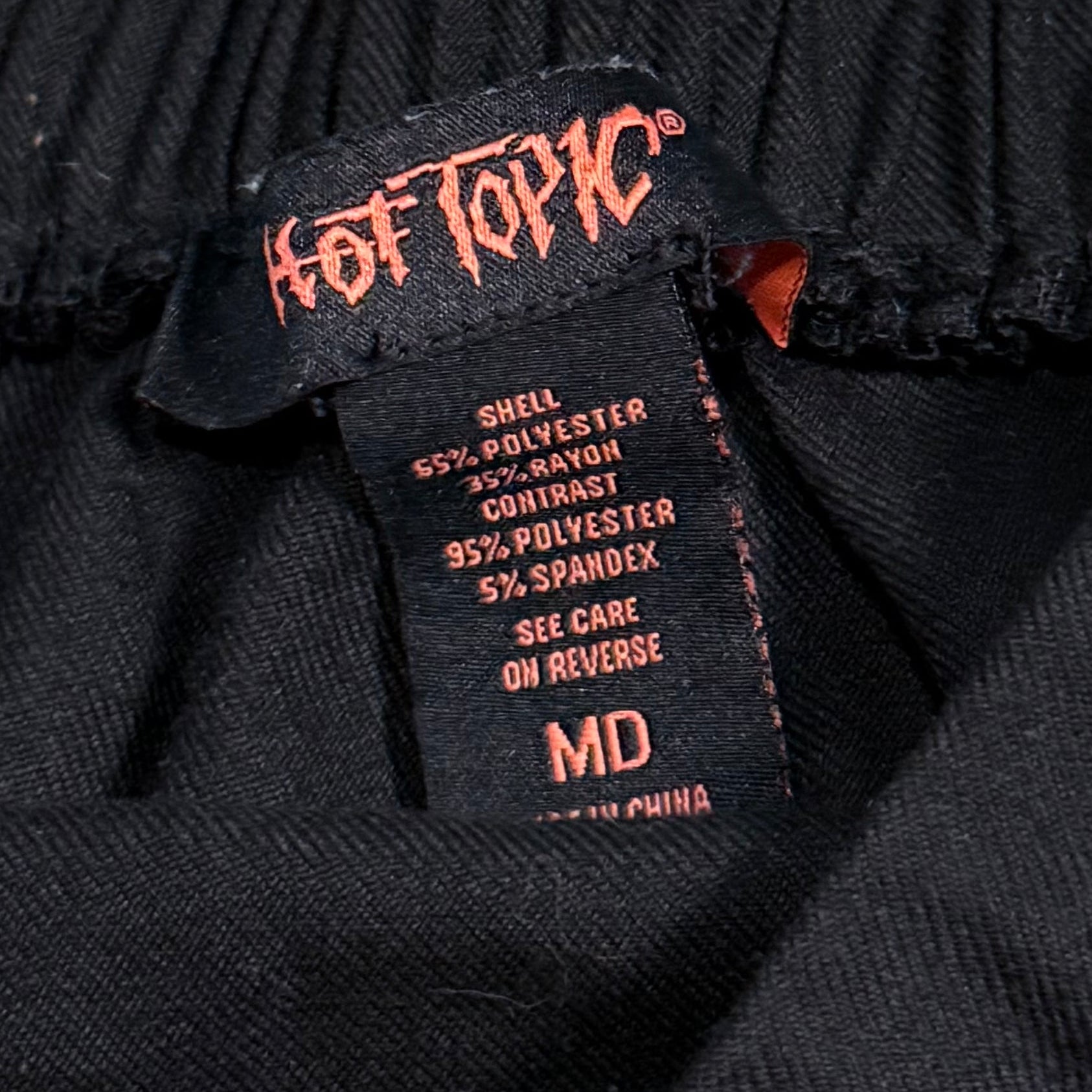 Vintage Hot topic grommet hardware mini skirt (S/M)