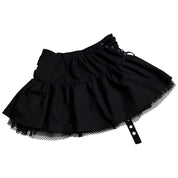 Vintage Hot topic grommet hardware mini skirt (S/M)