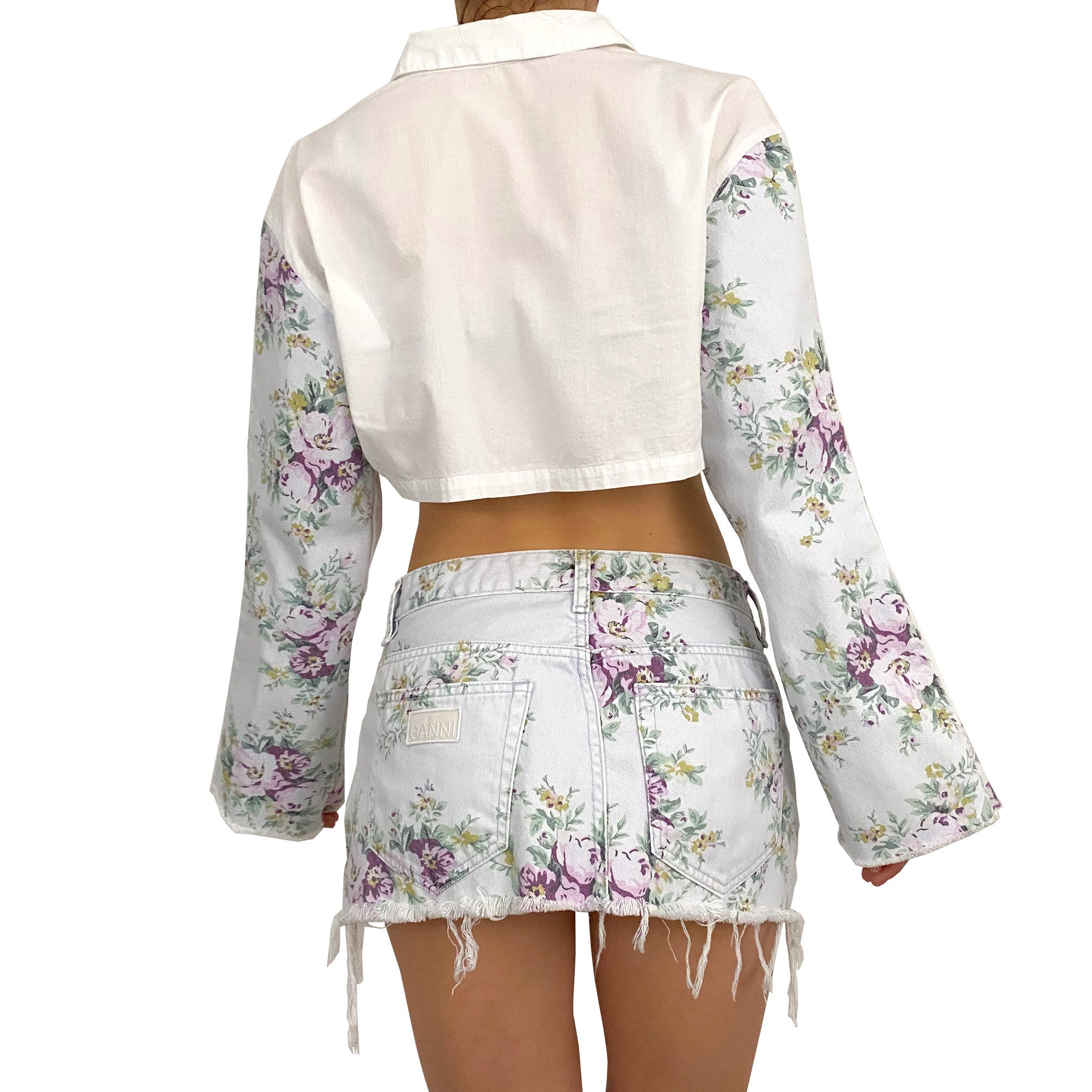 Floral Denim Set (XS)