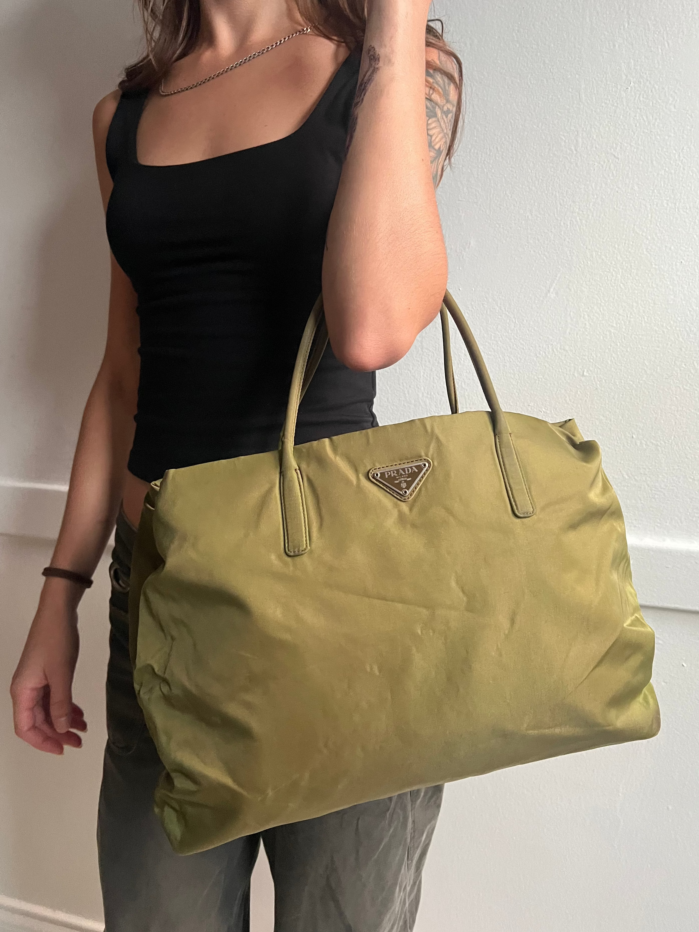 Vintage Nylon Prada Tote Bag