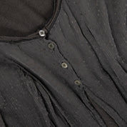 Silk Draped Dress (S/M)