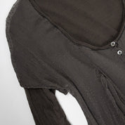 Silk Draped Dress (S/M)
