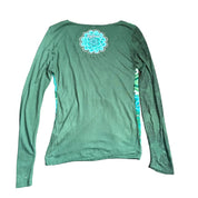 Desigual Geometric Long-Sleeve Top (S)