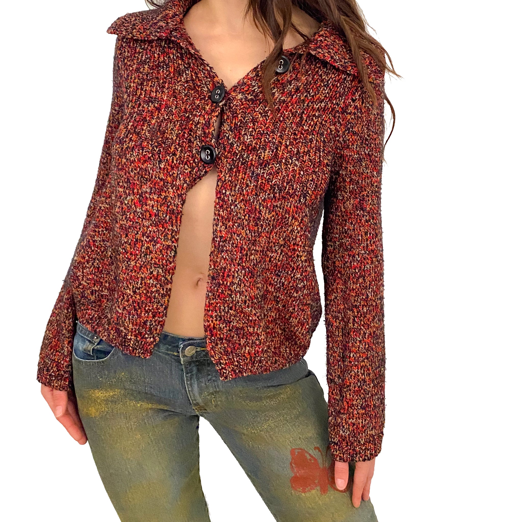 Split Front Sweater (M)