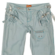 Y2K Powder Blue Cargos (M)