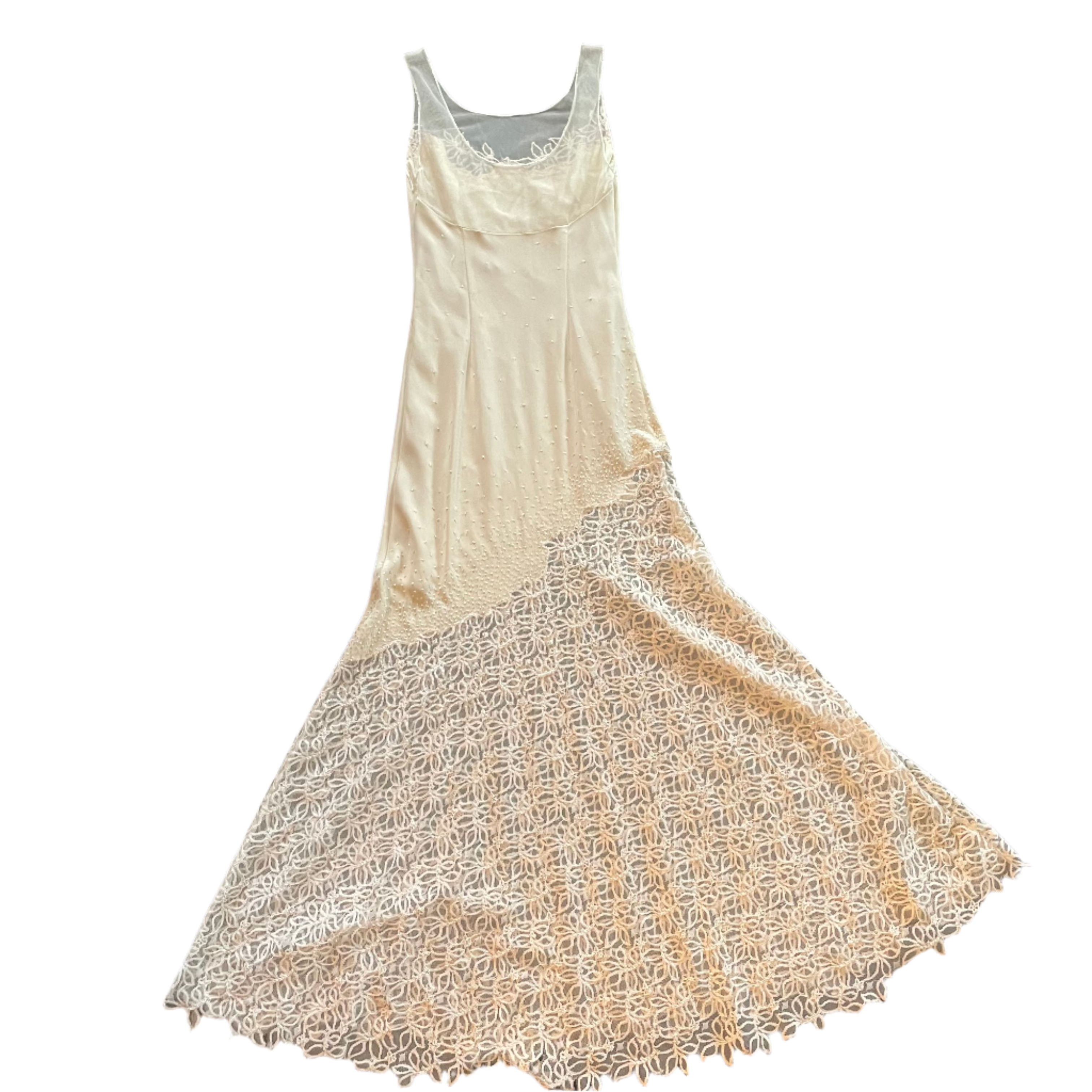 Cache White Beaded Dress – Holy Thrift