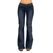 Frankie B Mid Rise Flare Jeans (M)