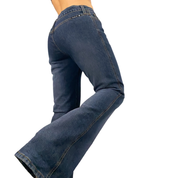 Frankie B Mid Rise Flare Jeans (M)