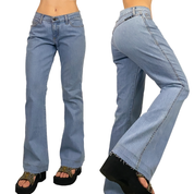 Frankie B Mid Rise Flare Jeans (M)
