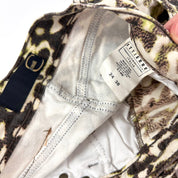 Just Cavalli Y2K Animal Print Jeans (XS)
