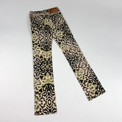 Just Cavalli Y2K Animal Print Jeans (XS)