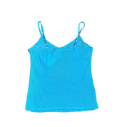 Turquoise Sequin Mermaid Core Tank (S)