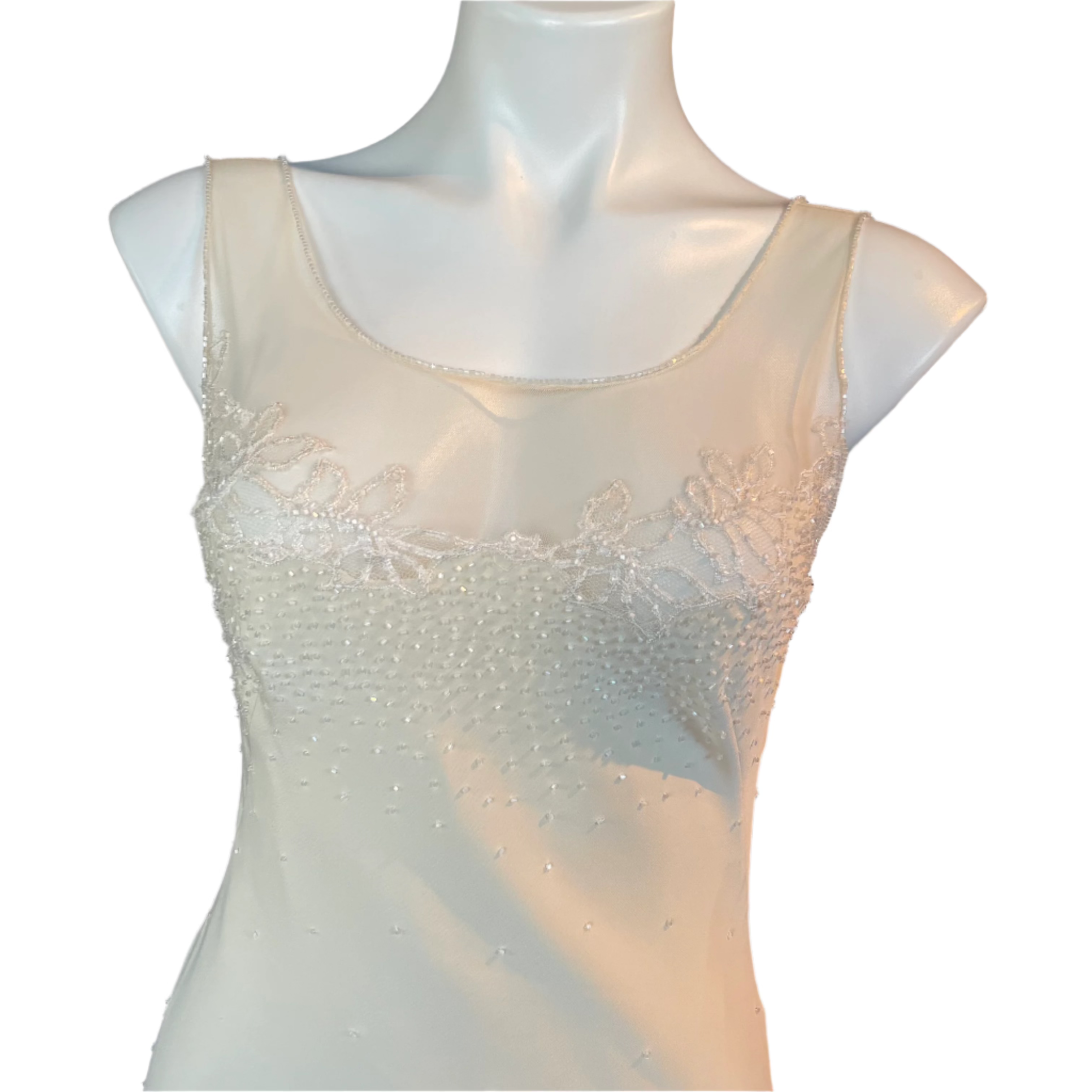Cache White Beaded Dress Cache White Beaded Dress