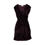 Merlot Velvet Dress (S)