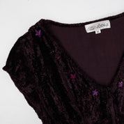 Merlot Velvet Dress (S)