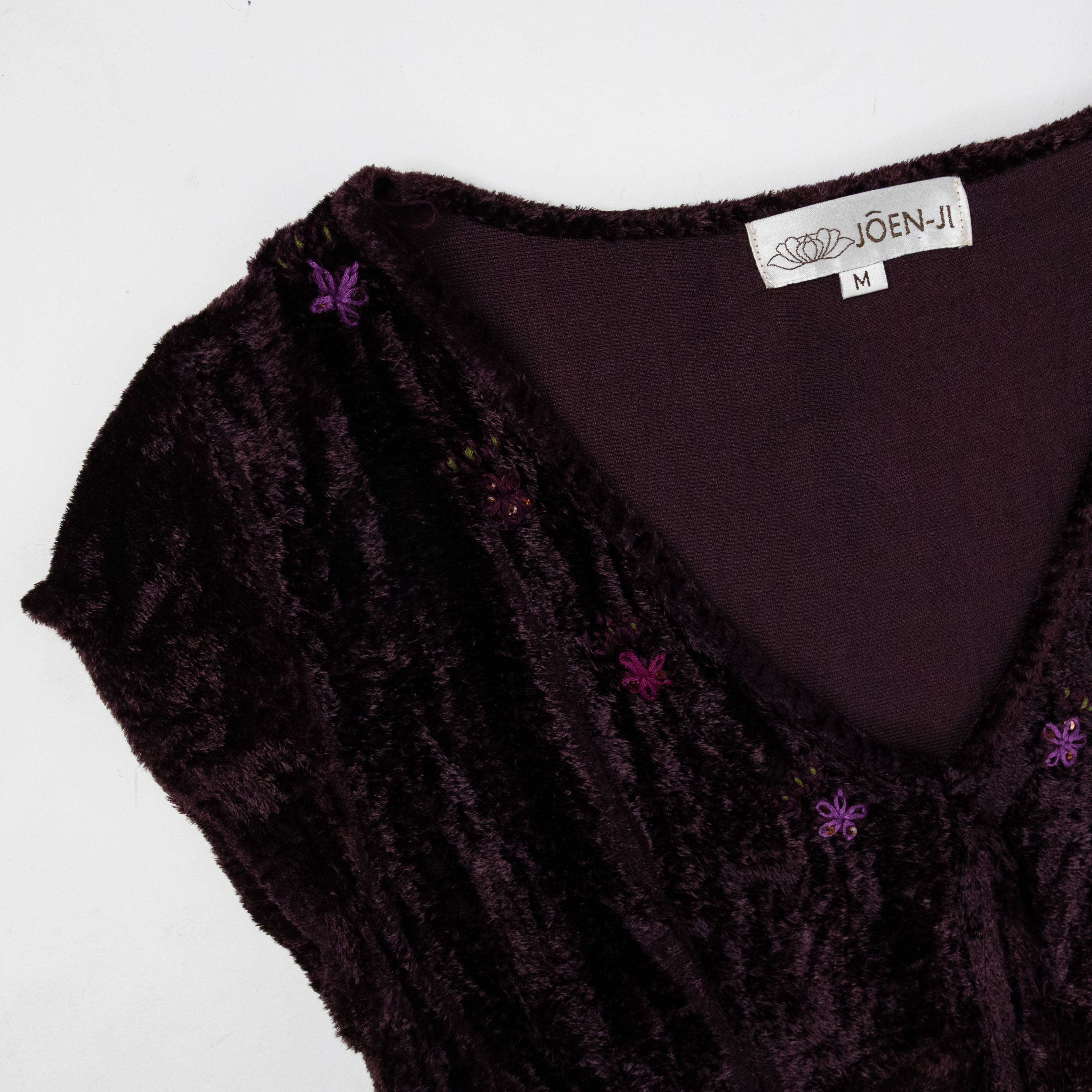 Merlot Velvet Dress (S)