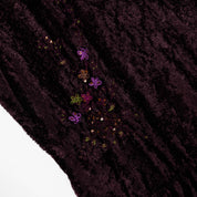 Merlot Velvet Dress (S)