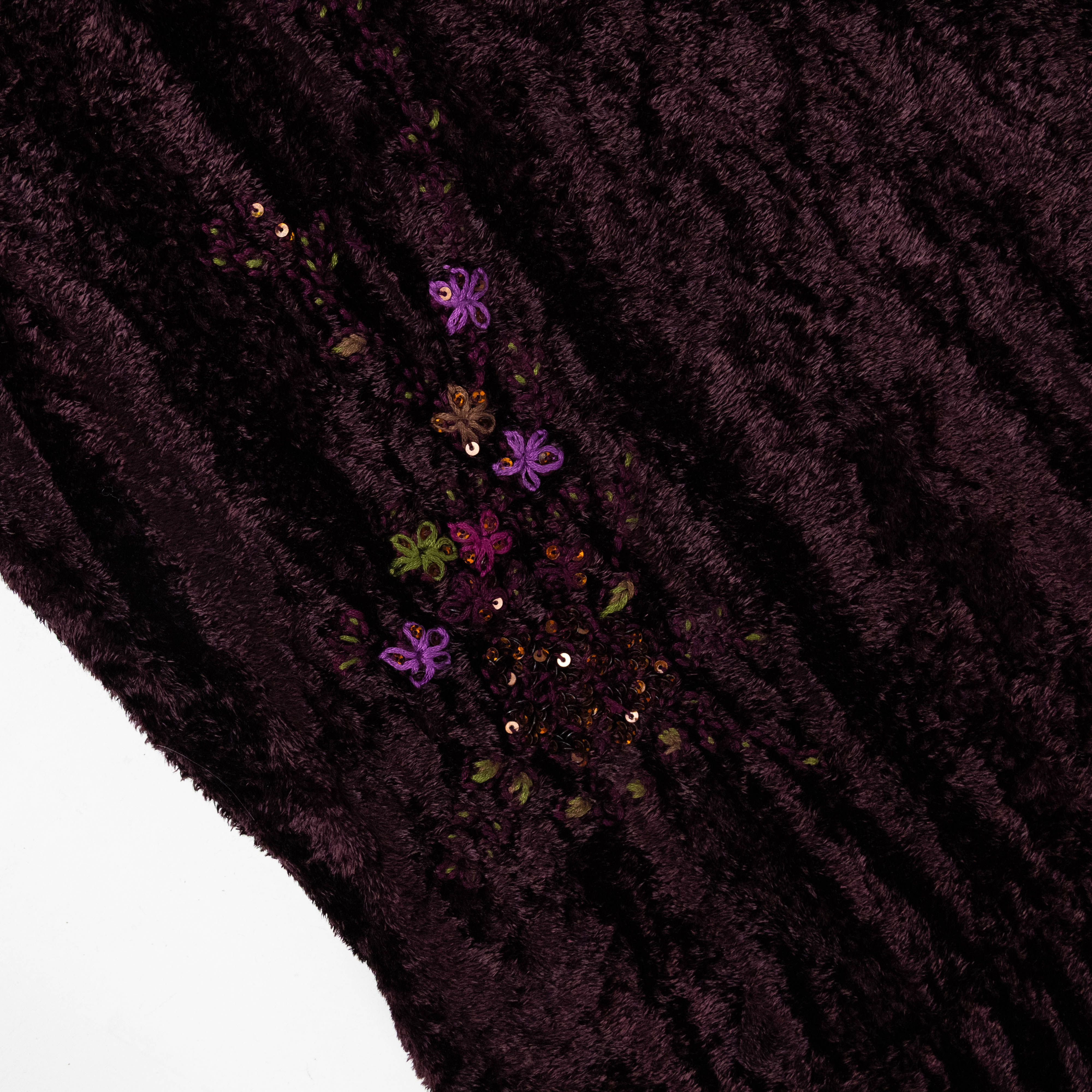 Merlot Velvet Dress (S)