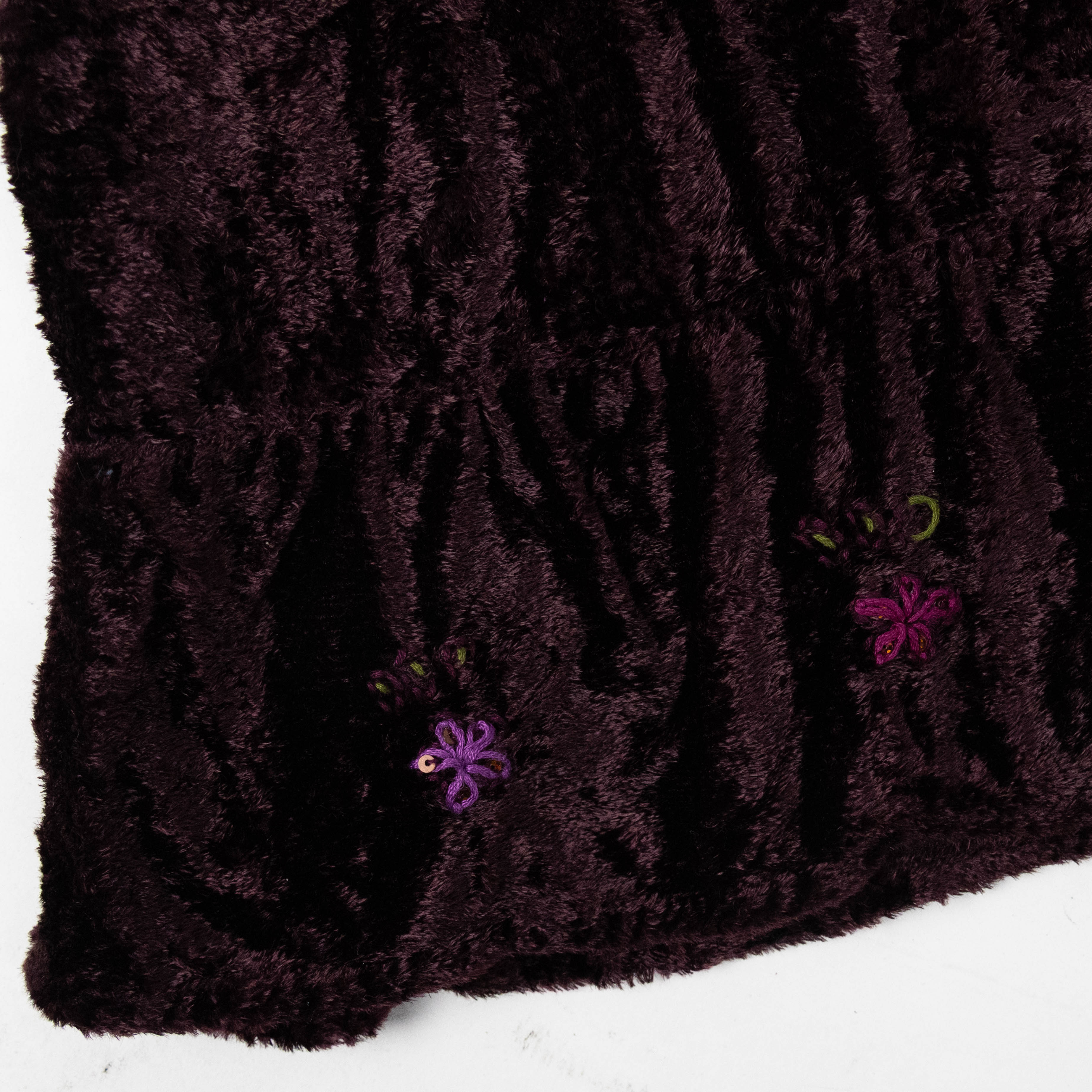 Merlot Velvet Dress (S)